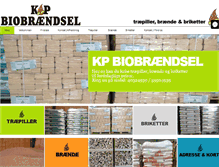 Tablet Screenshot of kpbiobraendsel.dk
